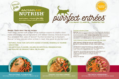 Nutrish Purrfect Entrees, taza de 2 oz, salmón y verduras para gatos.
