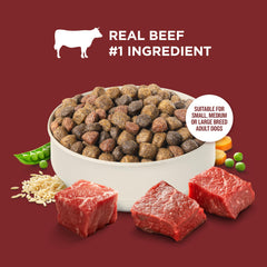 Nutrish Rachael Ray, mezcla de carne y granos de calidad para perros adultos.