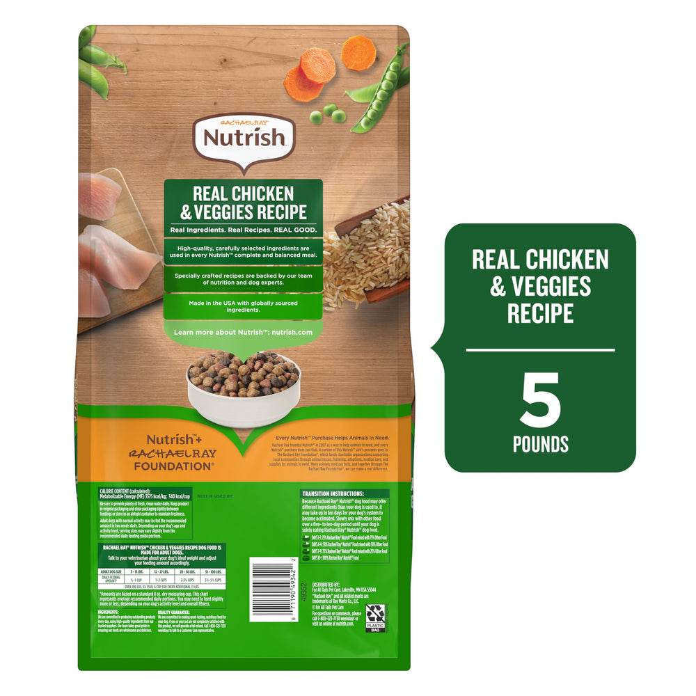 Imagen de bol de comida Nutrish para perros adultos.