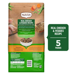 Imagen de bol de comida Nutrish para perros adultos.