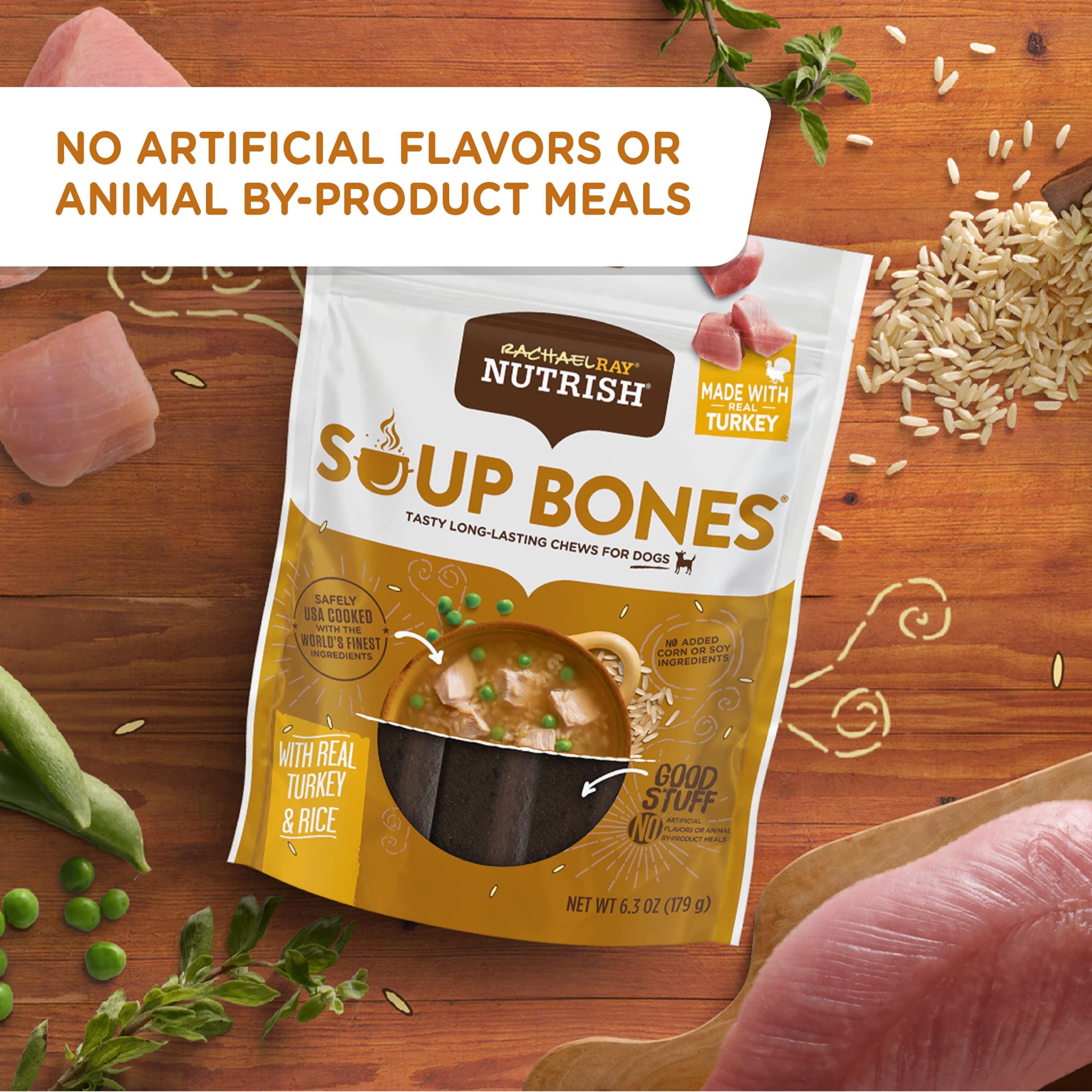 Nutrish Rachael Ray Premios para Perro: sin maíz ni soja
