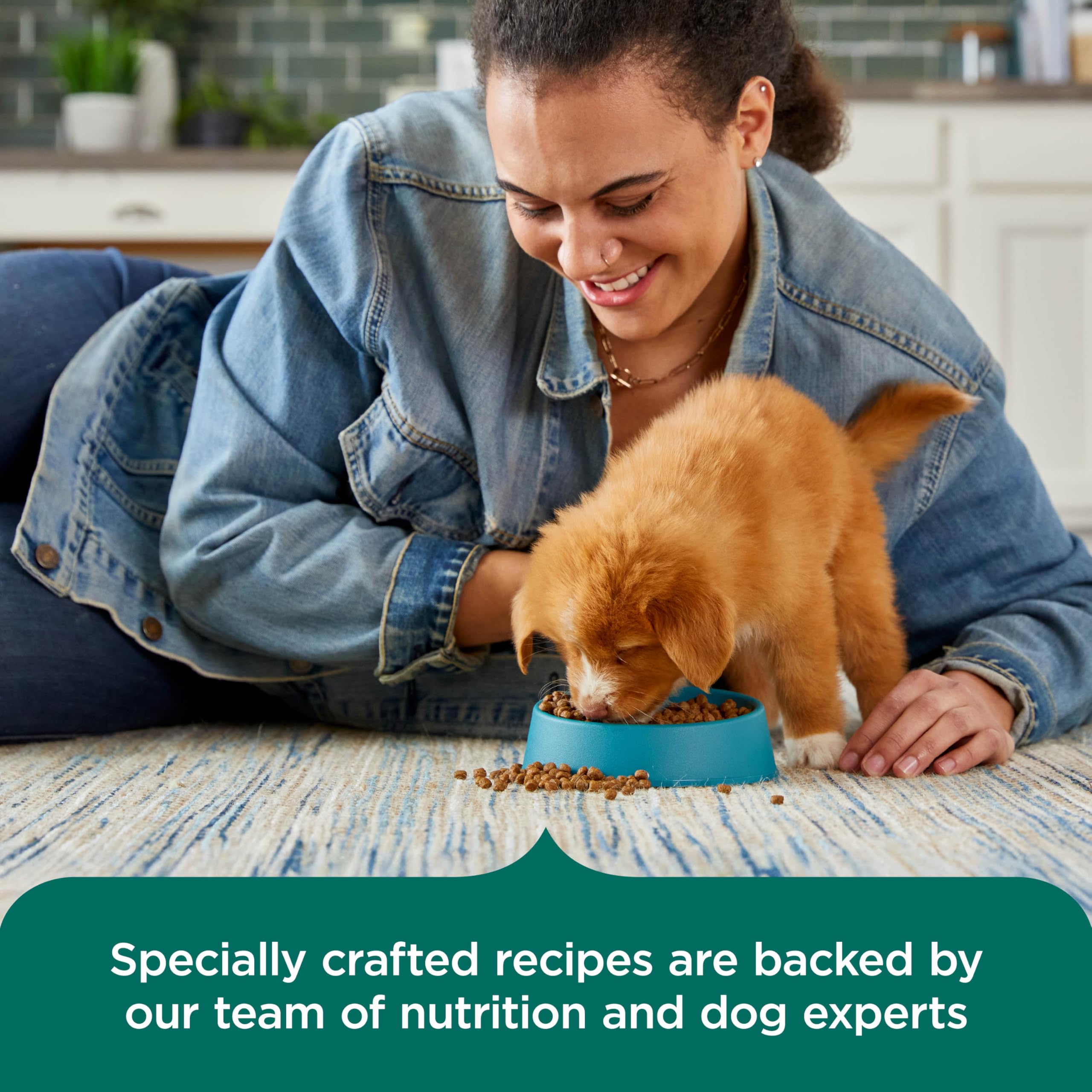 Nutrish Rachael Ray, croquetas crujientes que gustan a los cachorros.