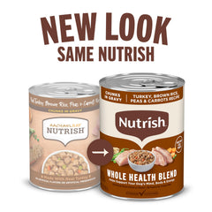 Nutrish Rachael Ray, trozos de pavo en salsa, opción sabrosa para una comida diaria.