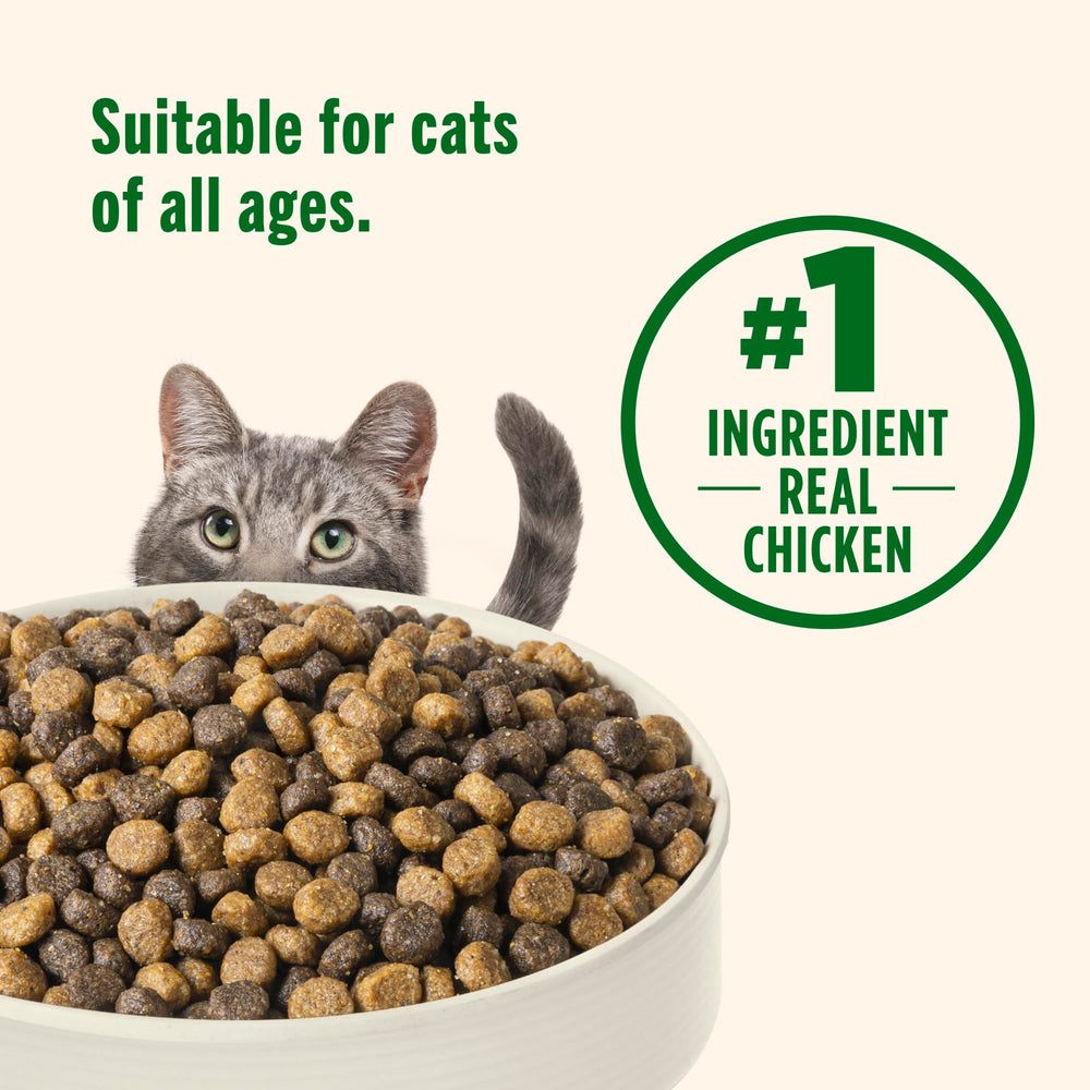 Nutrish Real Chicken & Brown Rice: opción natural para gatos de todas las edades.