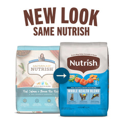 Nutrish croquetas con salmón real como ingrediente principal para gatos activos.