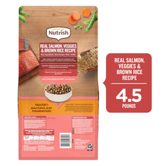 Nutrish salmón con verduras y arroz integral, receta natural