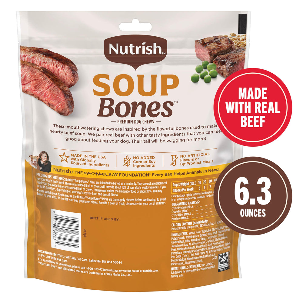 Nutrish Soup Bones Minis diseño para perros pequeños de forma mini