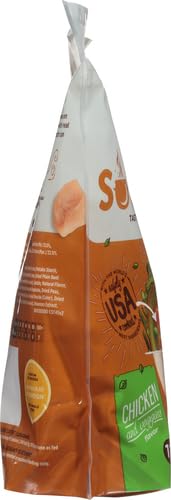 Nutrish Soup Bones sin sabores artificiales, merienda confiable con pollo real.