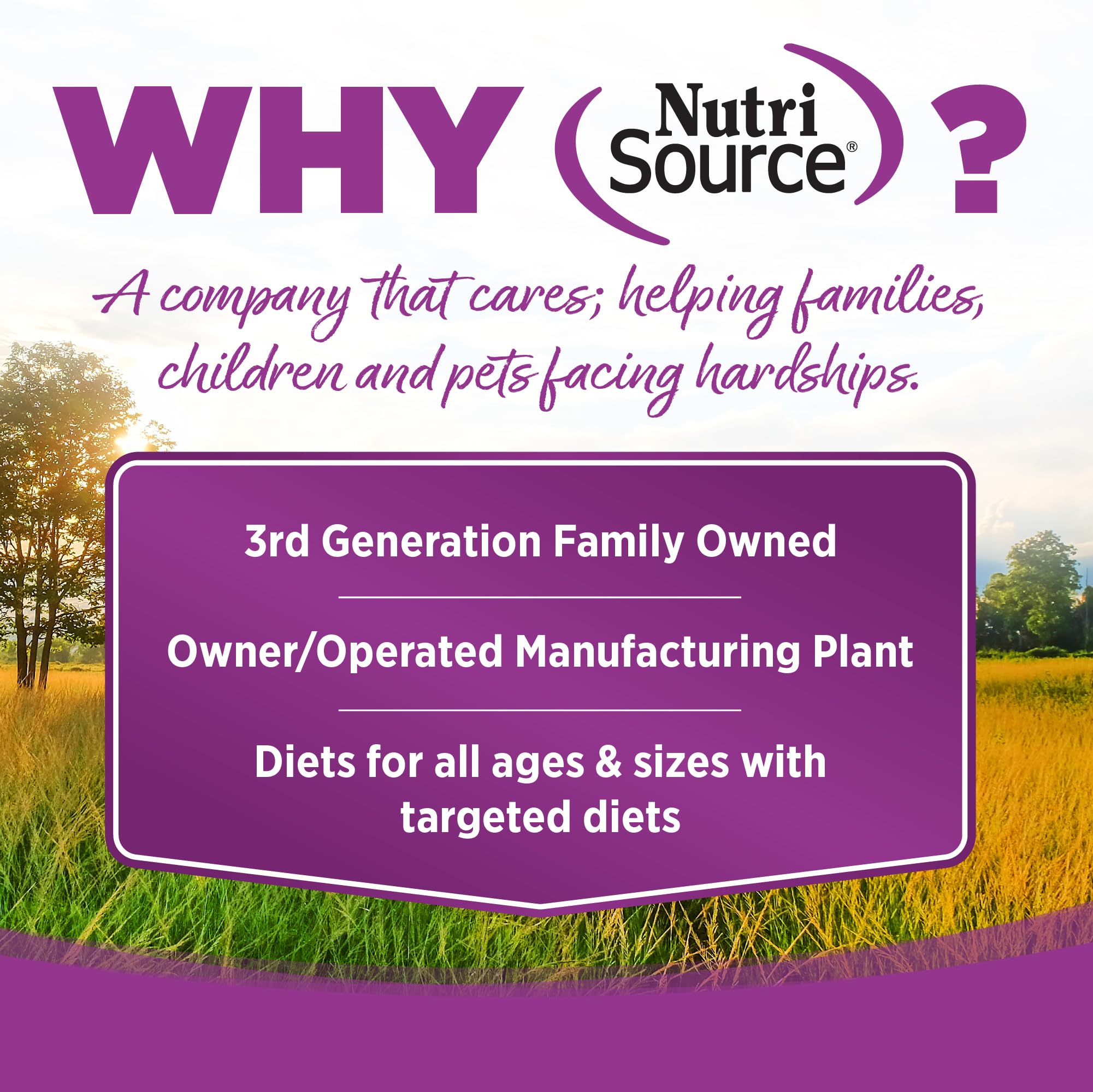 NutriSource cachorros grandes pollo-arroz con rotación de proteínas para variedad.