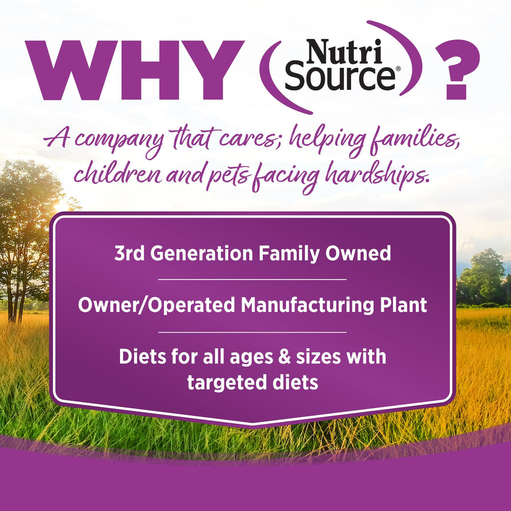 NutriSource cachorros grandes pollo-arroz con rotación de proteínas para variedad.