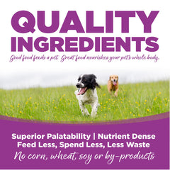 NutriSource crecimiento muscular y estructura esquelética en cachorros grandes.