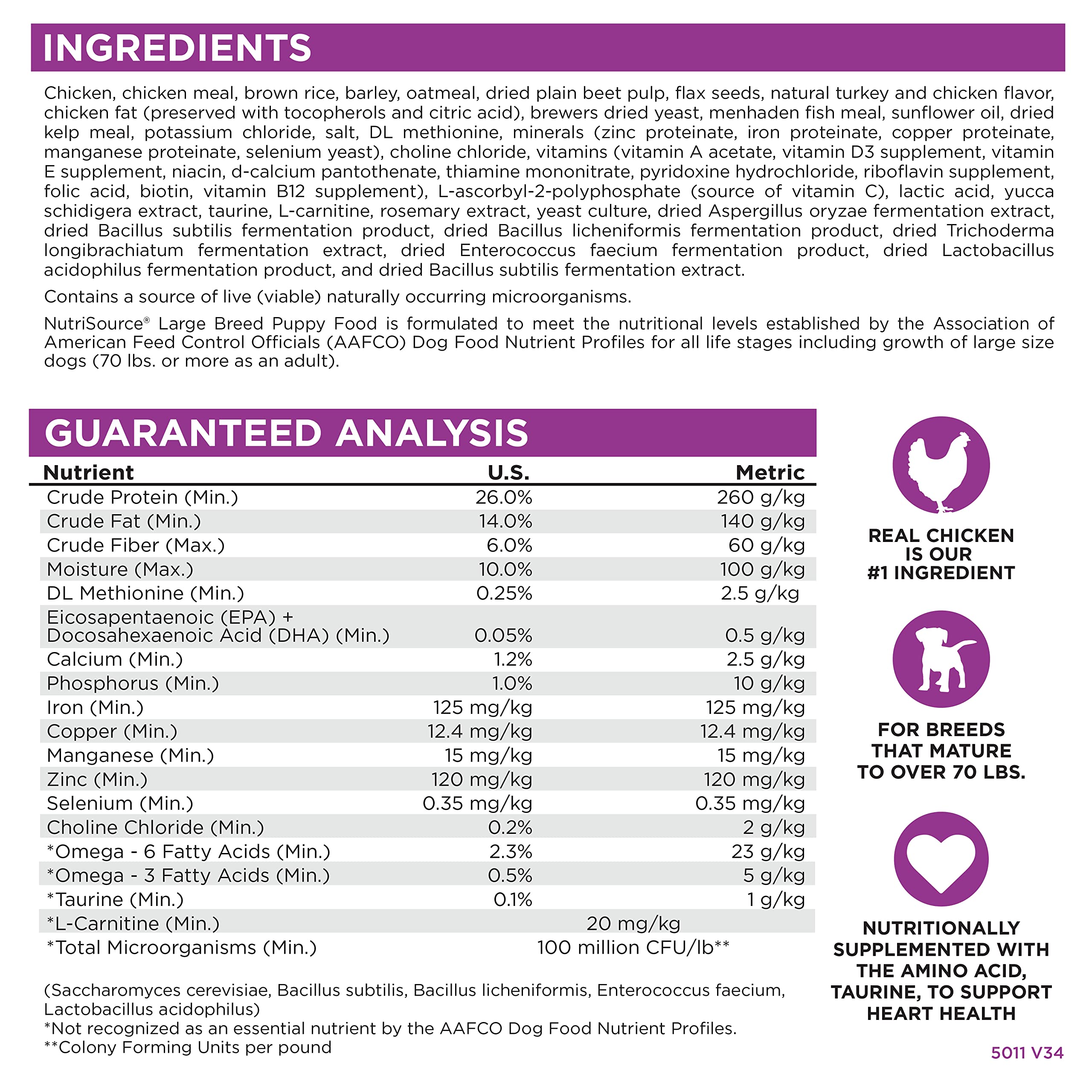 NutriSource empaque bolsa 1,5 lb facilita almacenamiento y porciones.