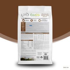 NutriSource Pure Vita croquetas cerca, croquetas crujientes para una comida más sabrosa.
