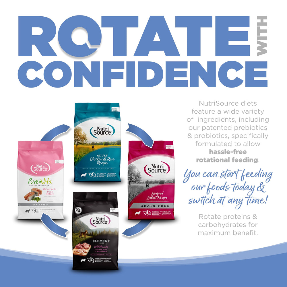 NutriSource Pure Vita dieta rotacional para perro