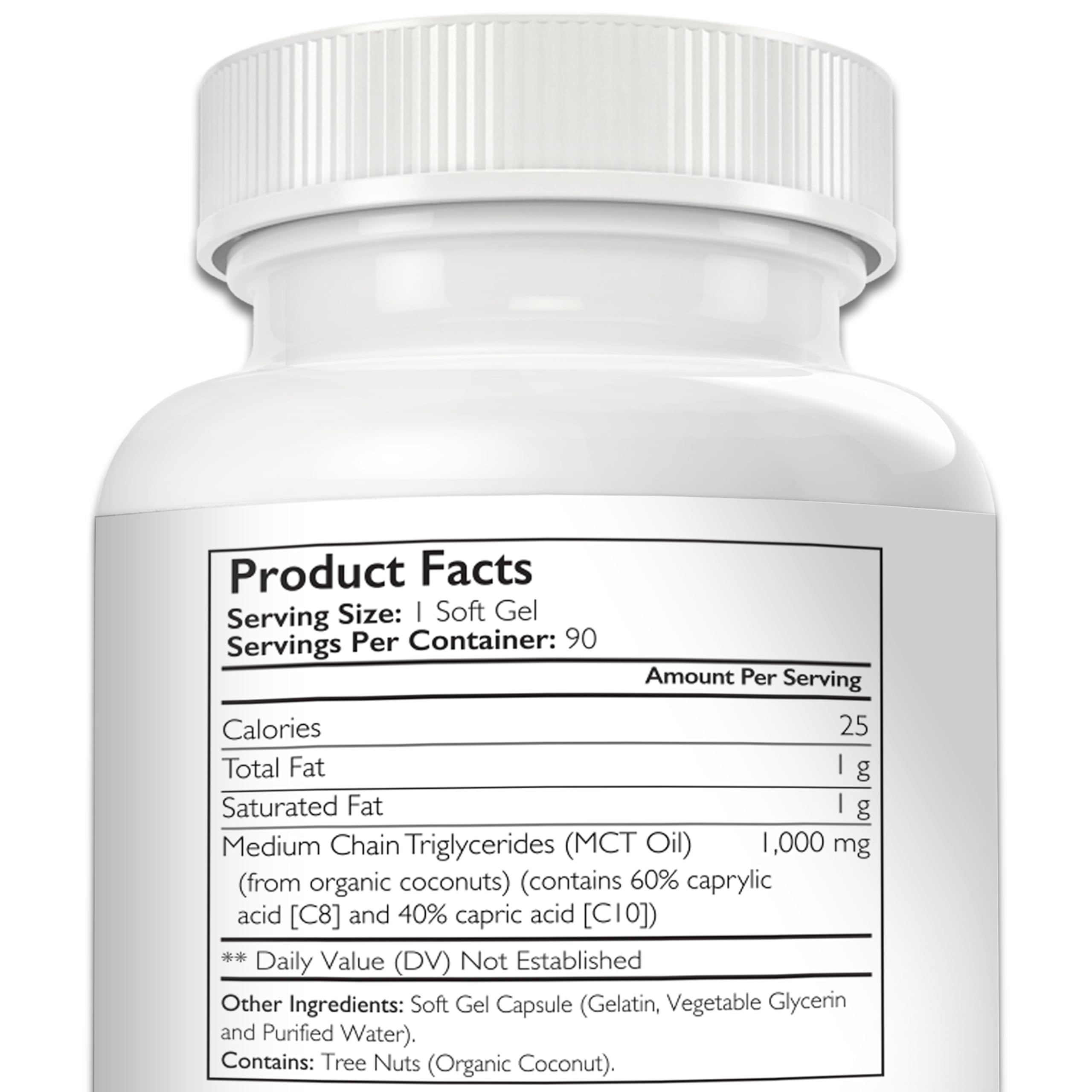 Nutrition Strength MCT para perros con coco orgánico como ingrediente principal.