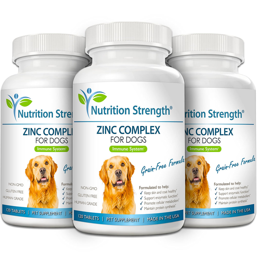 Nutrition Strength Zinc para perros: tabletas fáciles de administrar