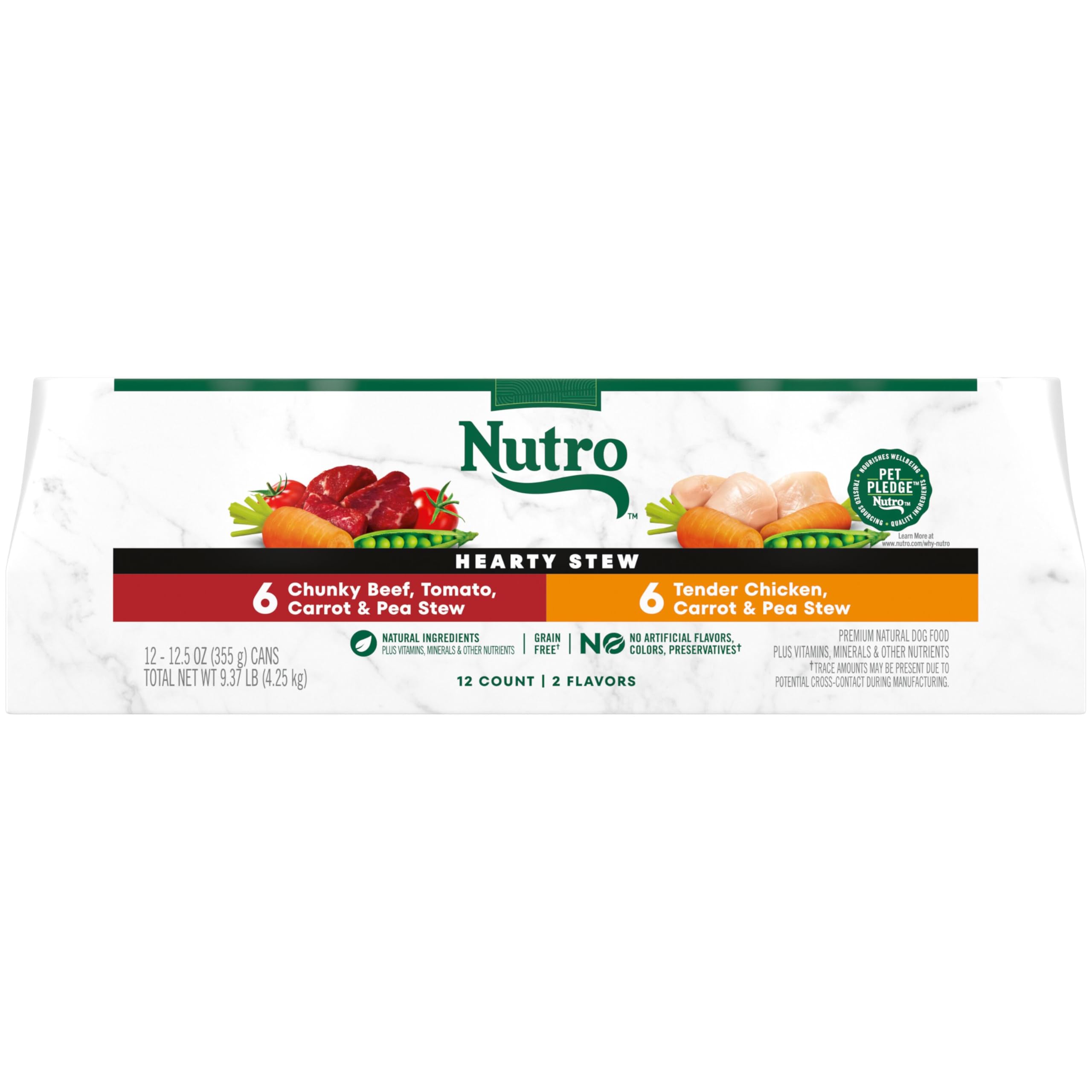 Nutro Hearty Stew lata con salsa pollo: trozos jugosos para cada comida.