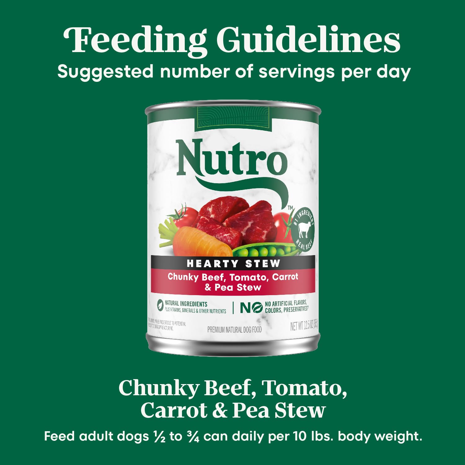 Nutro Hearty Stew: textura densa y sustanciosa para perros exigentes.