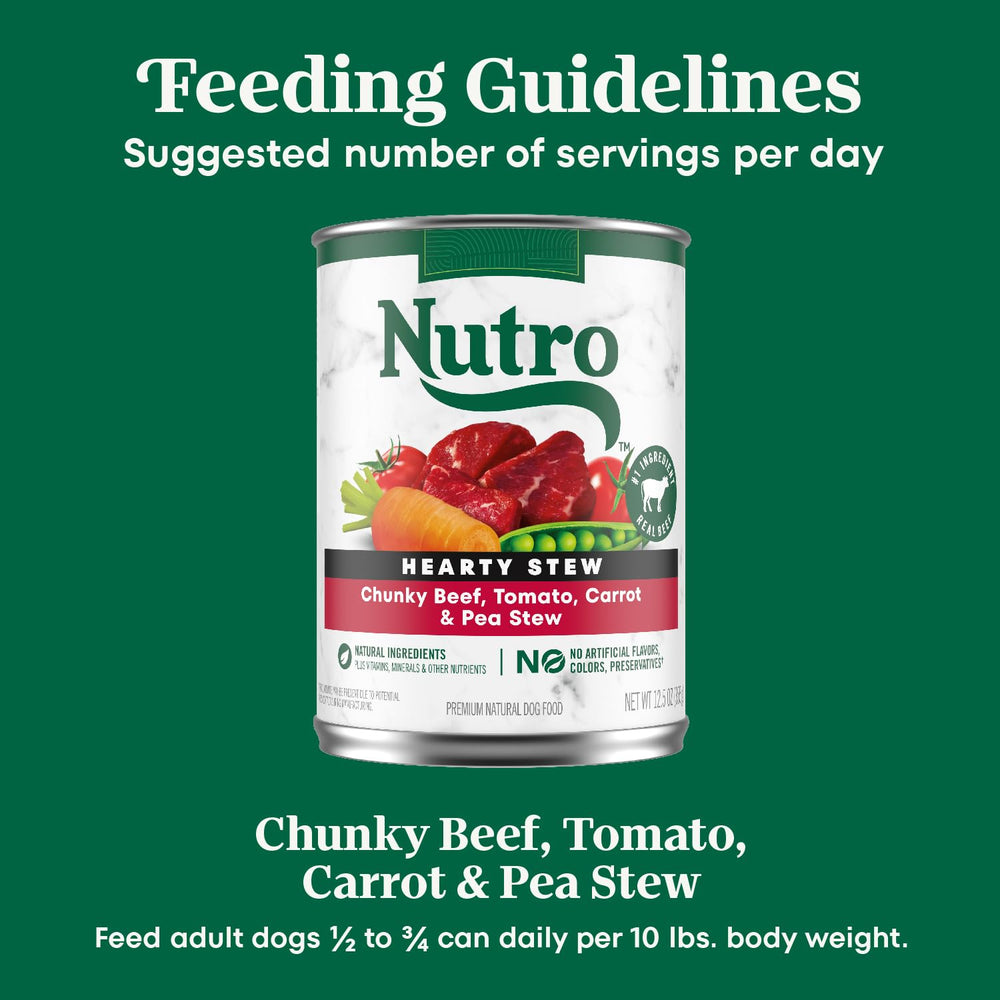 Nutro Hearty Stew: textura densa y sustanciosa para perros exigentes.