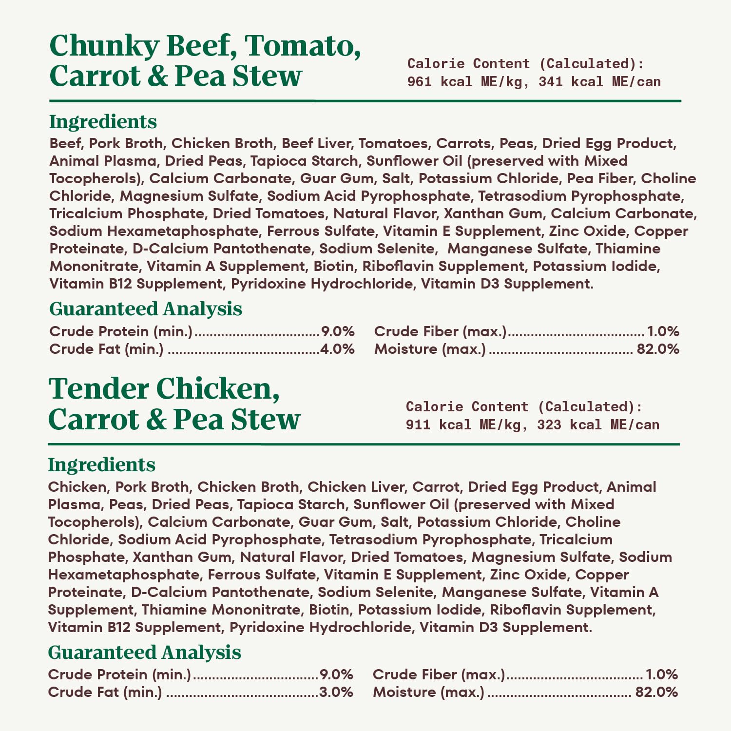 Nutro Hearty Stew pollo y res: combinación de sabores naturales para variar.