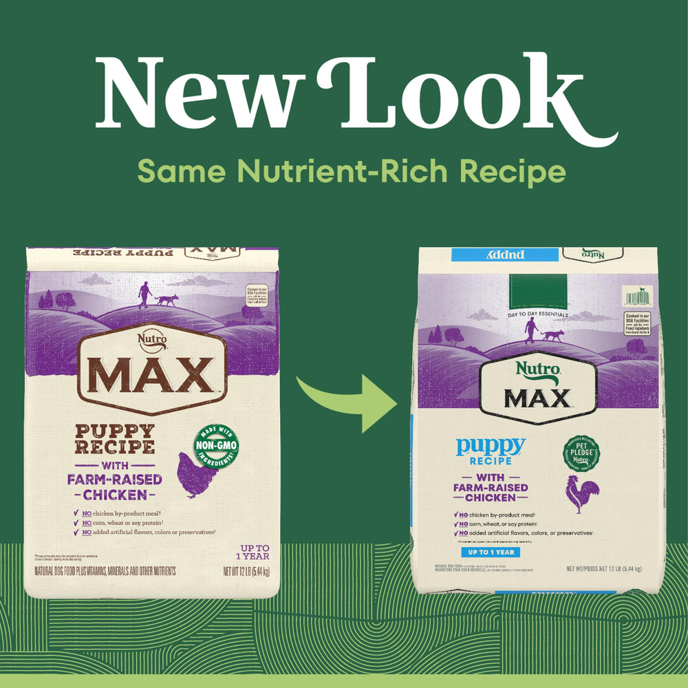 Nutro MAX Cachorro Piel y pelaje saludables gracias a Omega 6 y 3