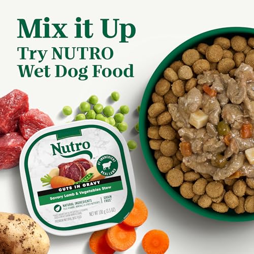 Nutro Natural Choice sabor autentico para perros adultos en cada comida.