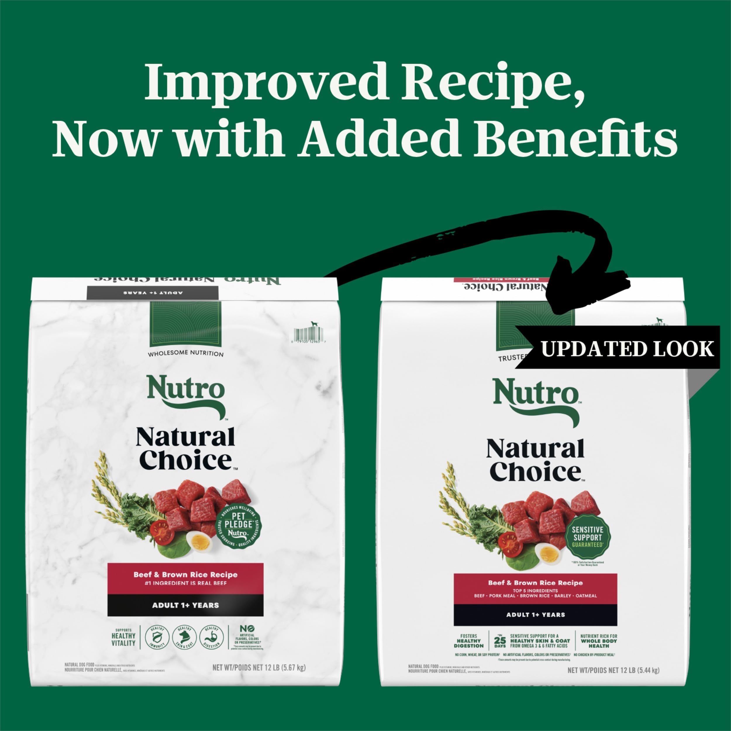 Nutro Natural Choice, tazón con croquetas para energía diaria.