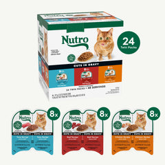 Nutro Perfect Portions: lata con pollo en salsa, textura suave y proteína real.