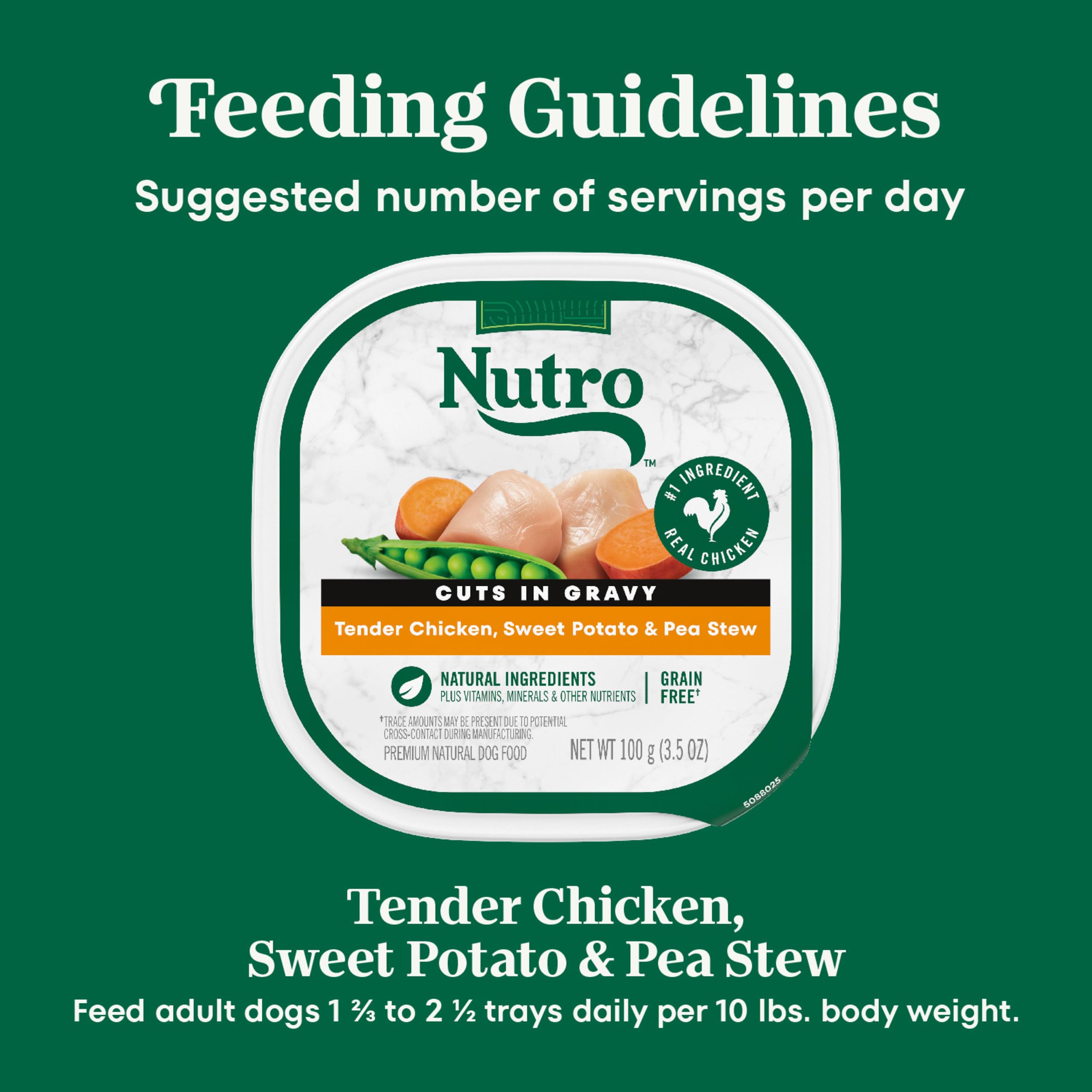 Nutro sin subproductos de pollo, dieta más limpia para perros