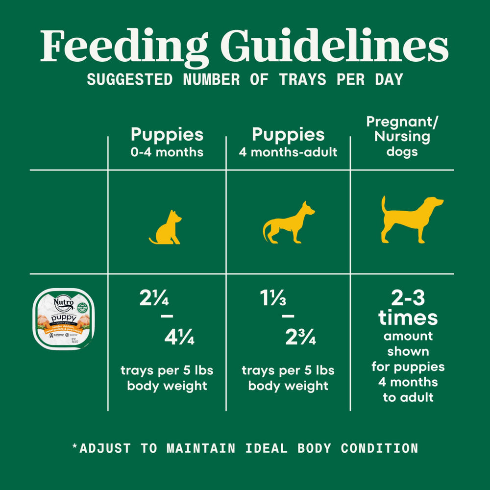 Sin sabores artificiales para cachorros Nutro, opción natural