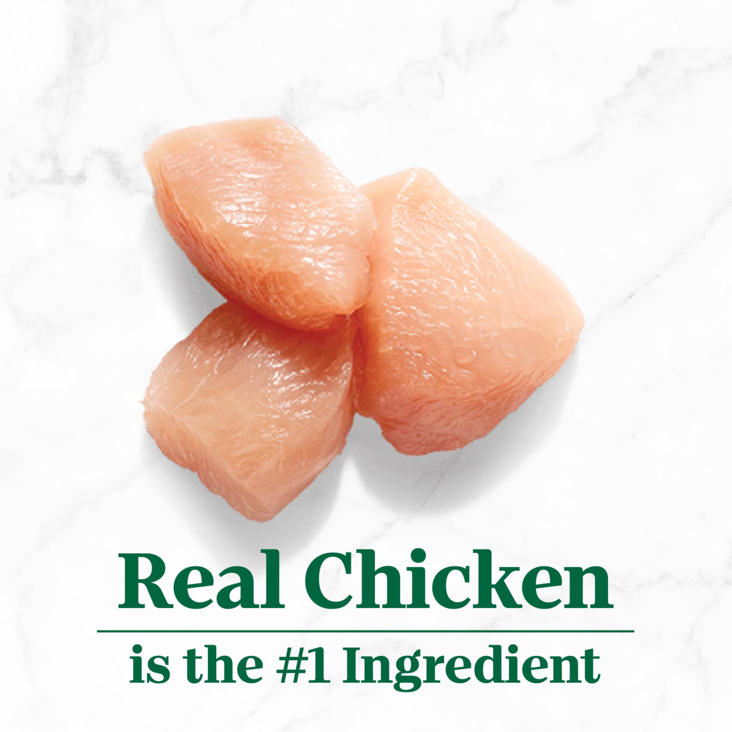 Nutro So Simple etiqueta frontal, diseño limpio que destaca ingredientes naturales.