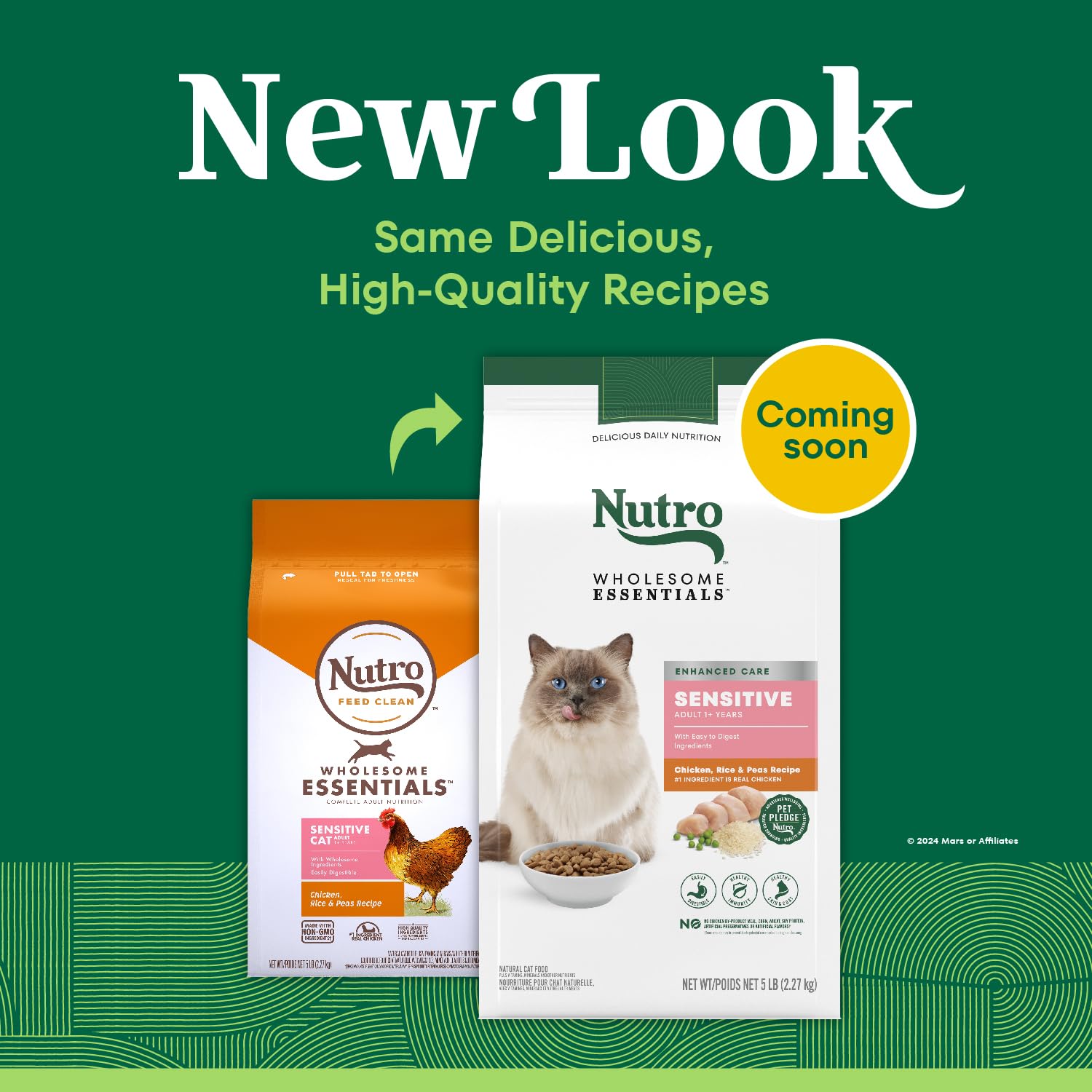 Nutro Wholesome Essentials para digestión sensible con fórmula suave