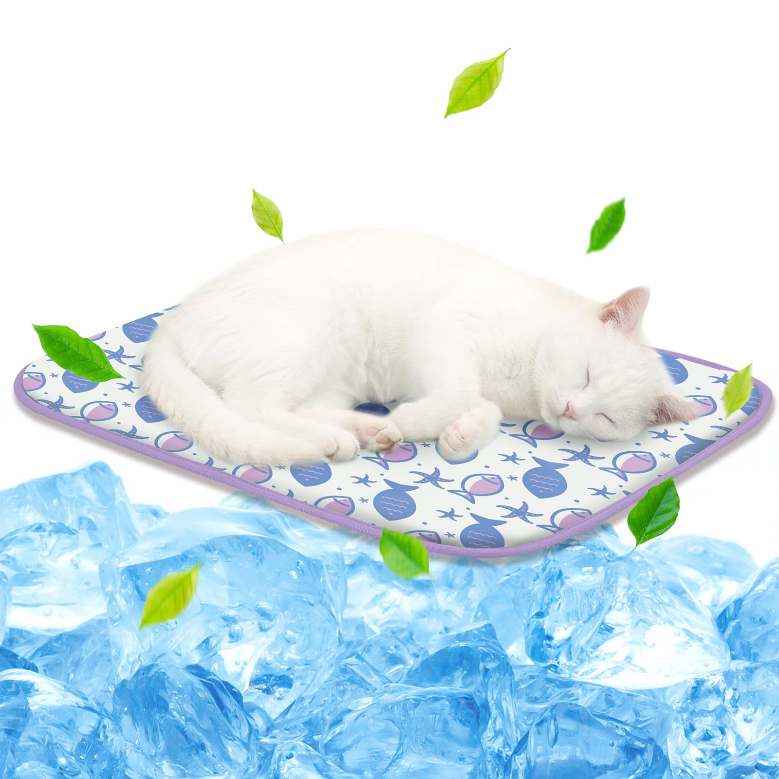 NWK mat enfriamiento para mascotas, seda de hielo, superficie fría.