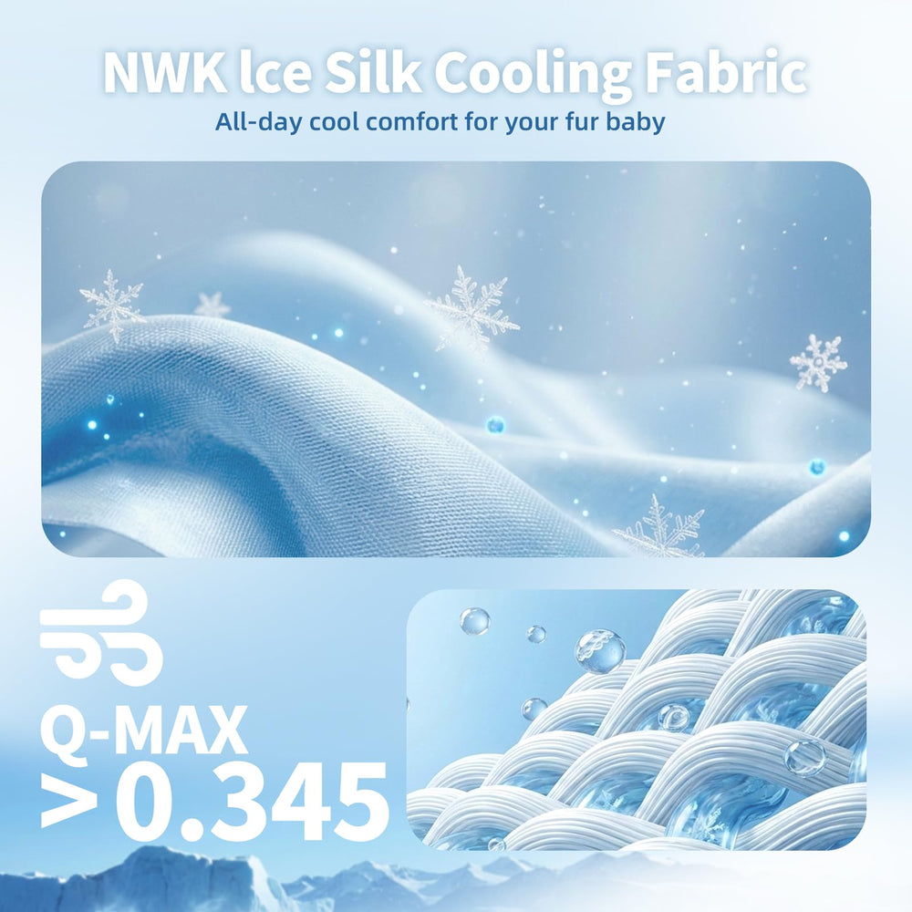 NWK surface nylon douce pour animaux, toucher agréable et résistant.