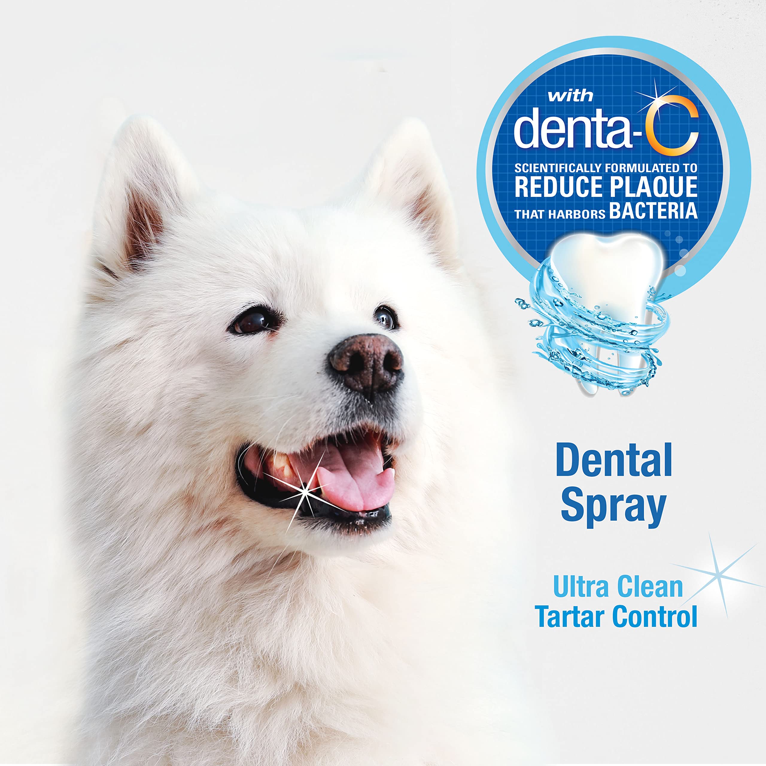 Spray dental de Nylabone para perro con aliento fresco.