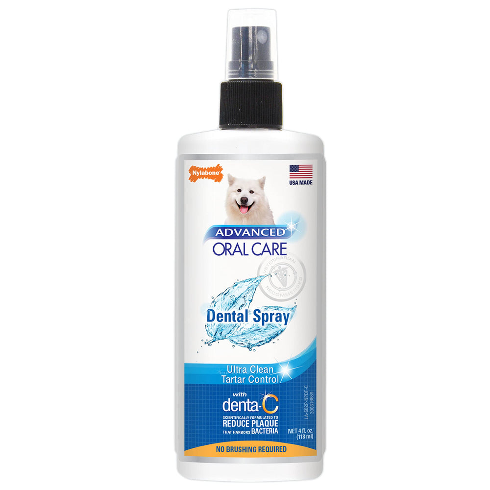 Spray dental de Nylabone para perro, aliento más fresco.
