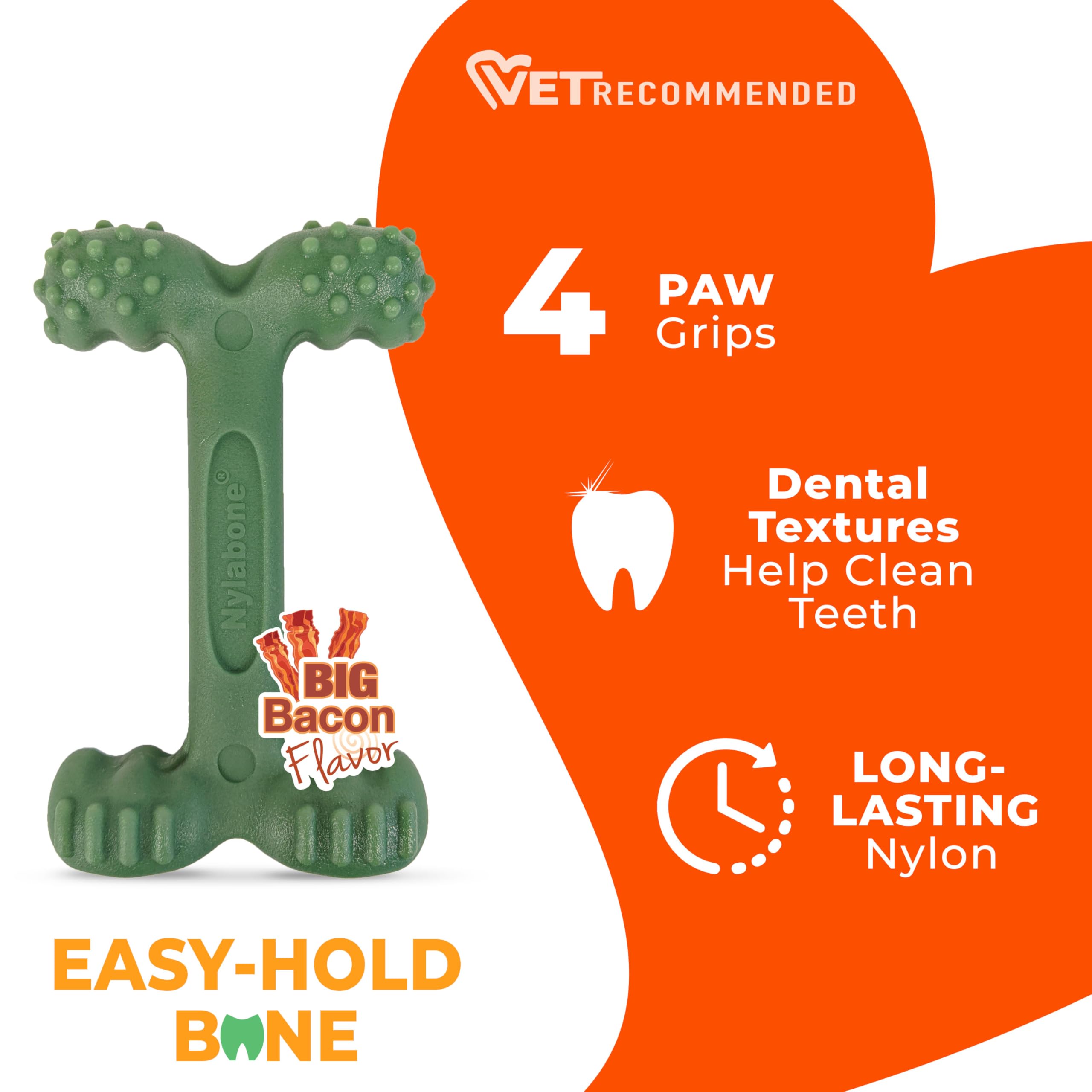 Nylabone ayuda a evitar la masticación destructiva y fomenta hábitos positivos.