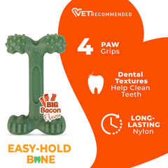Nylabone ayuda a evitar la masticación destructiva y fomenta hábitos positivos.