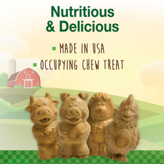 Nylabone Healthy Edibles con nubs dentales para cuidado dental diario de cachorros.