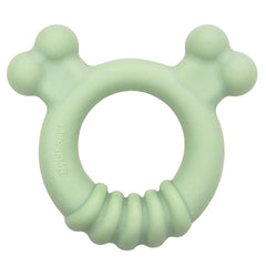 Nylabone anillo mordedor sensorial para cachorro, calma dentición y entretiene.