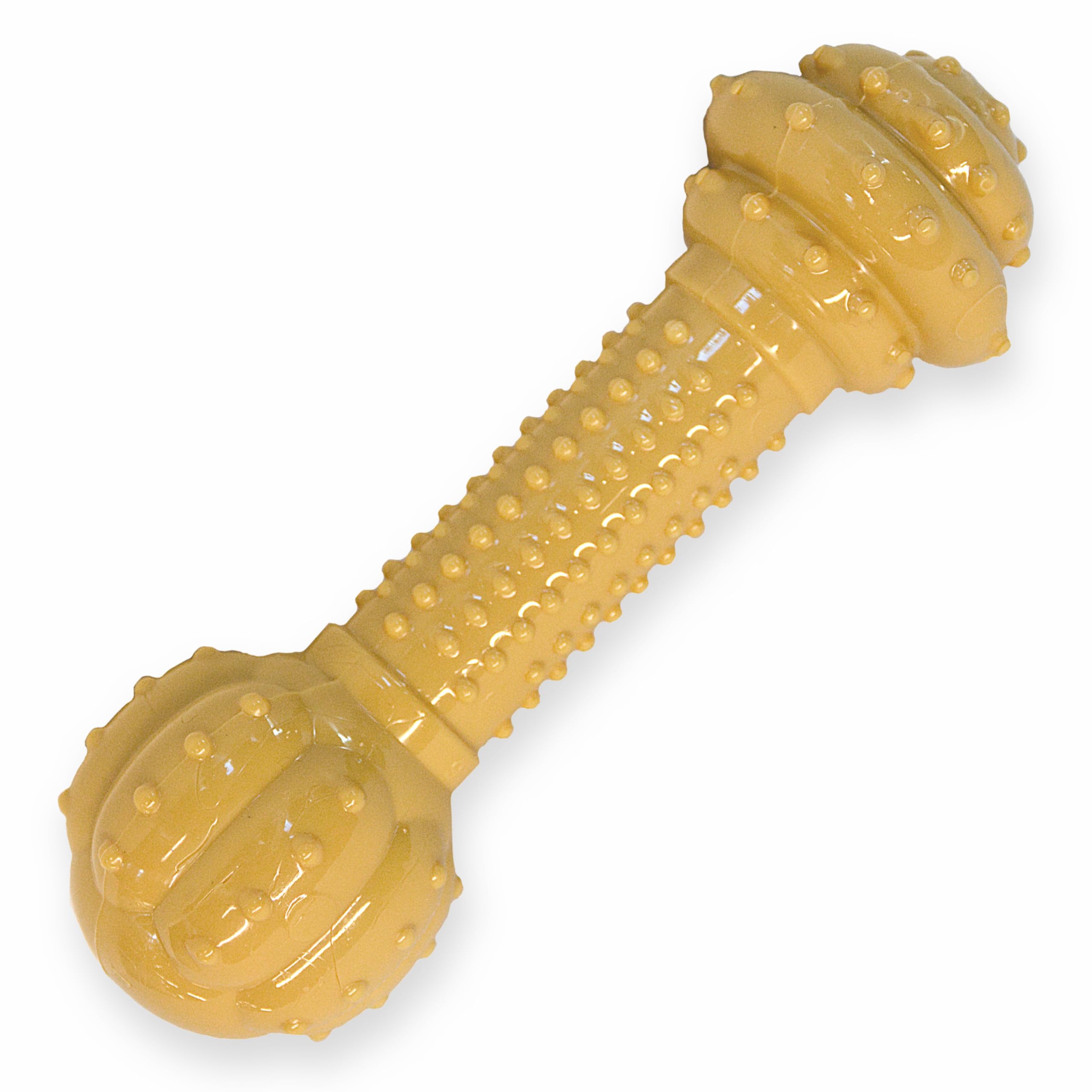 Nylabone Barbell Hueso Poder Masticar para perros grandes y agresivos.