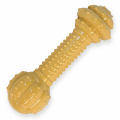 Nylabone Barbell Hueso Poder Masticar para perros grandes y agresivos.