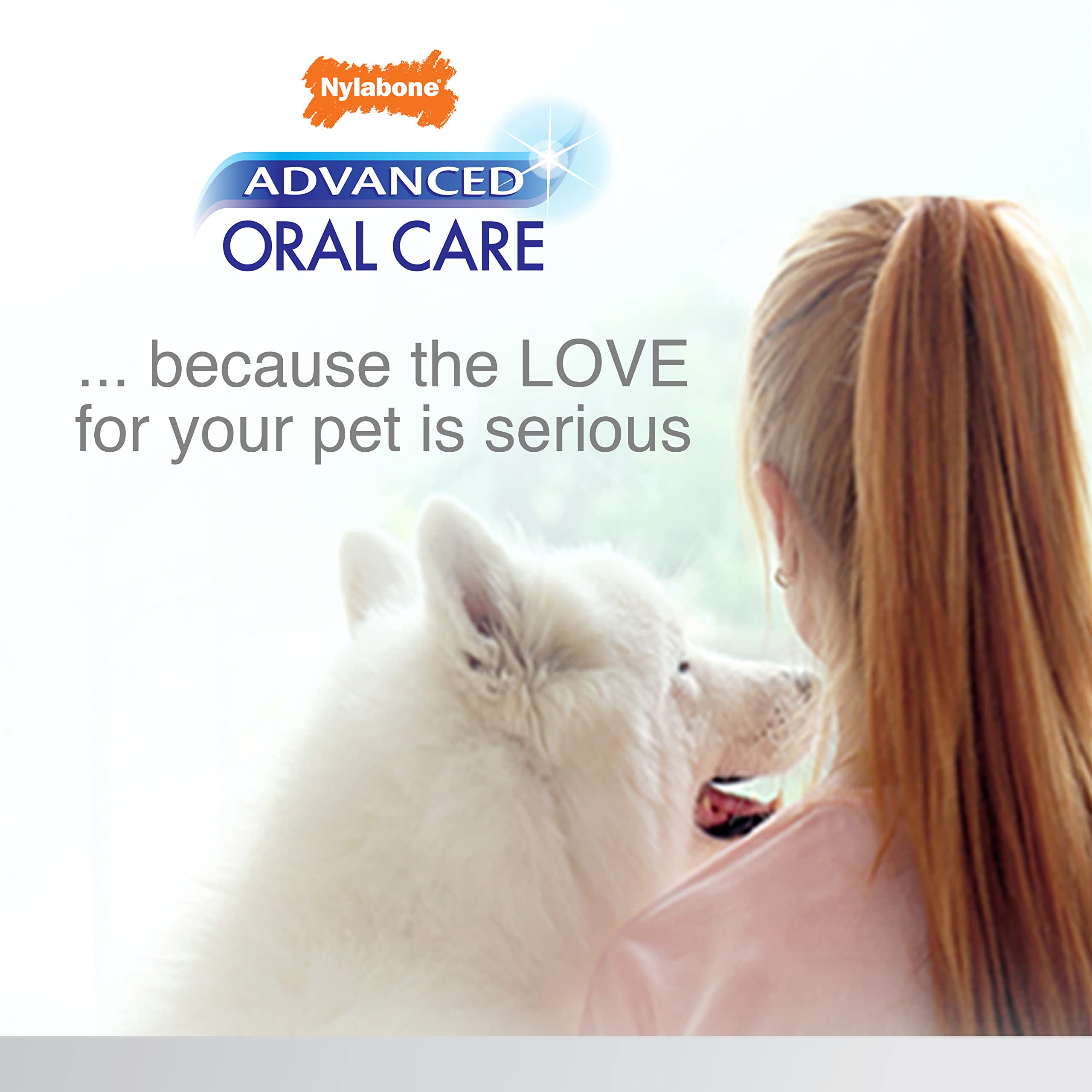 Nylabone Cuidado oral diario para perro, rutina práctica