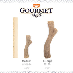 Nylabone Gourmet Style: sabor atractivo que persiste durante la masticación.