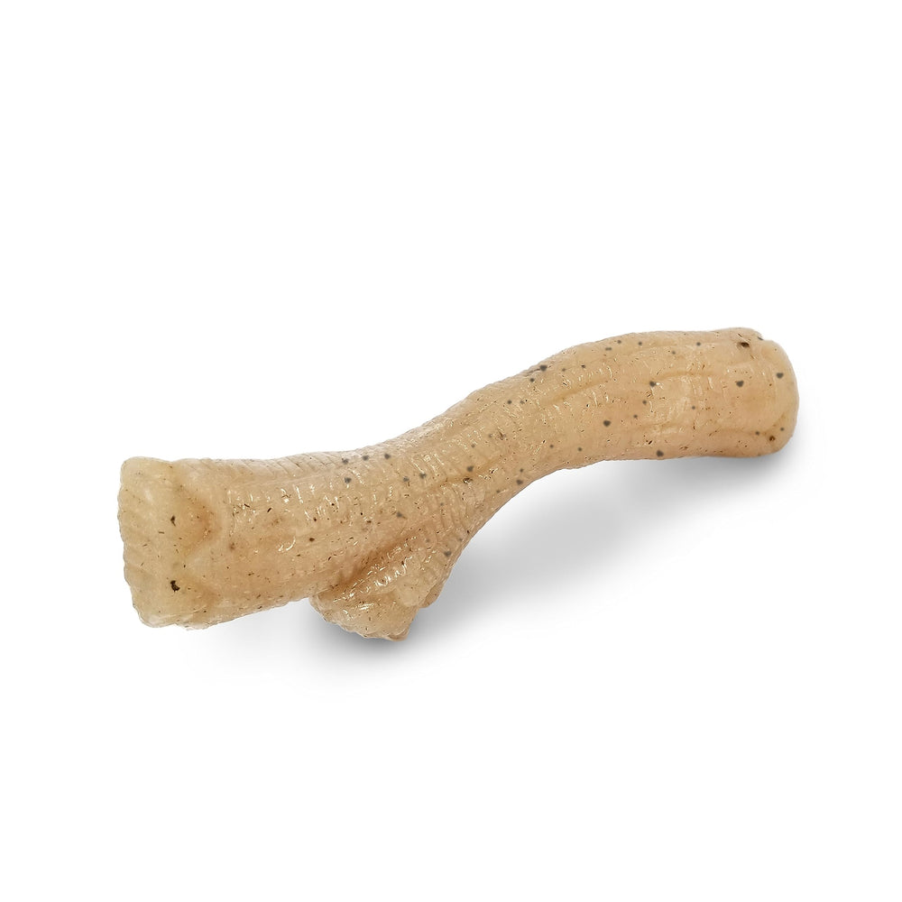 Nylabone Gourmet Style Stick, textura y sabor que estimulan el juego saludable.