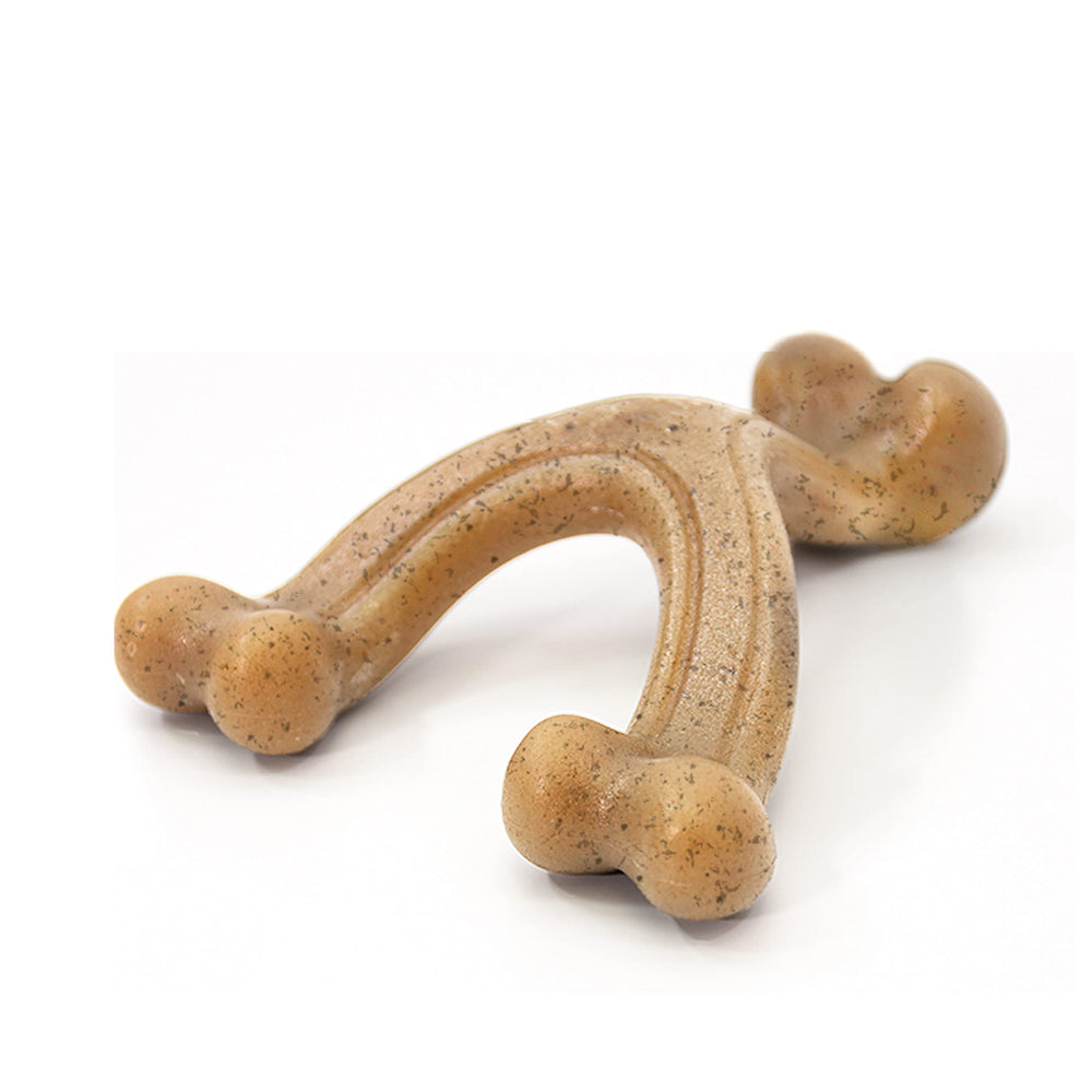 Nylabone Gourmet Style Wishbone sabor que estimula el gusto