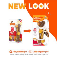 Nylabone Groove Sabor estilo Filadelfia, para perros curiosos