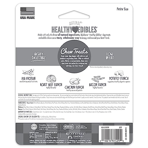Nylabone Healthy Edibles bocado de 3,81 pulgadas de largo.