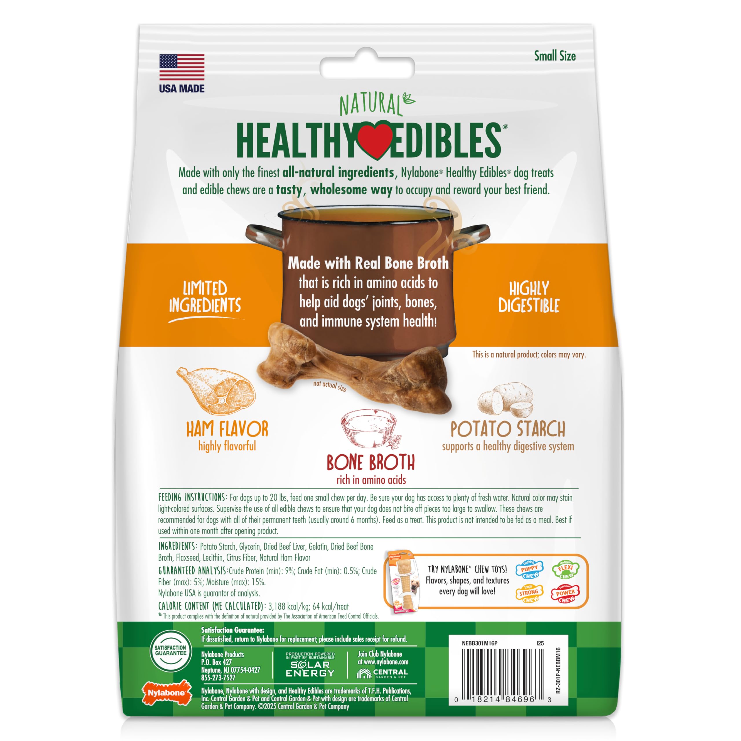Nylabone Healthy Edibles: caldo de hueso de alta calidad