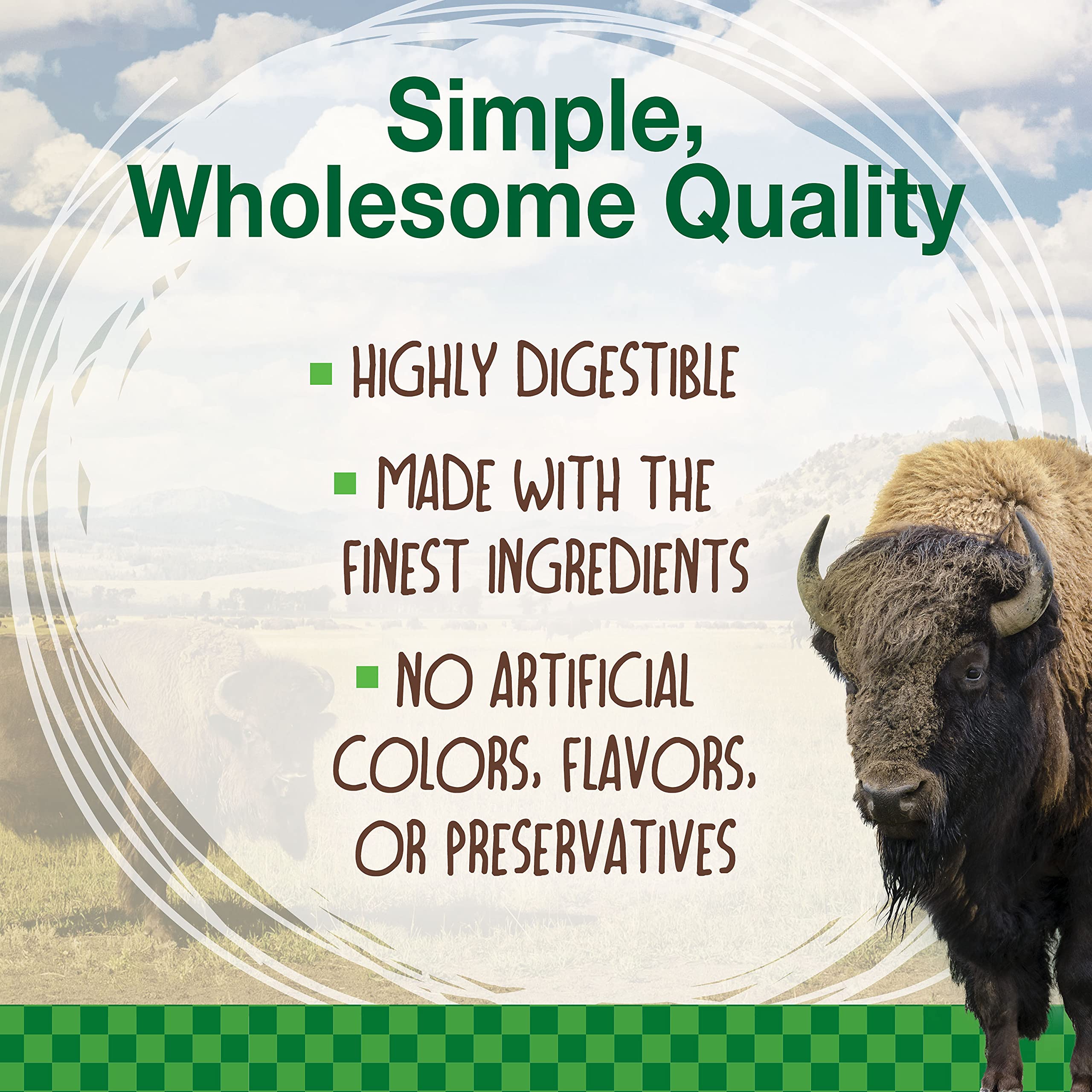 Nylabone Healthy Edibles hecho en Estados Unidos con ingredientes naturales para dentadura limpia.